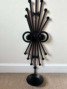 Vintage Danish iron wall candle holder